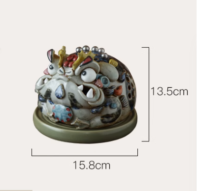Three-legged Golden Toad Incense Burner - Attracting Wealth - 图片 4